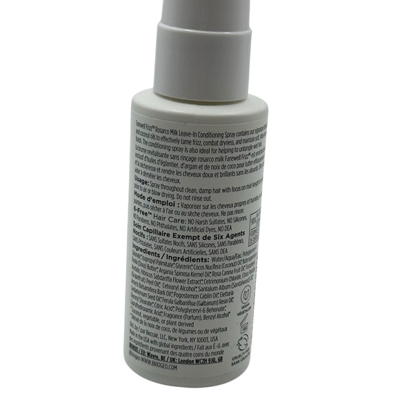 Briogeo Farewell Frizz Rosarco Milk Spray - White with Pink Accents - Picture 3 of 4